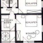 Grundriss der Ferienwohnung 1 von Haus-Wiesenttal