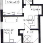 Grundriss der Ferienwohnung 3 von Haus-Wiesenttal